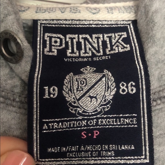 Vintage Victoria’s Secret Pink Zip Hoodie - Picture 3 of 4